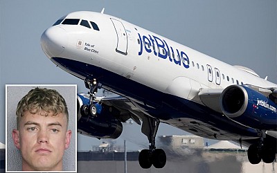 JetBlue passenger lands in jail over dumb 'bomb' joke on his birthday