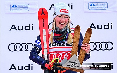 Mikaela Shiffrin Cheers 19-Year-Old Skier to Celebrate Her First World Cup Race at Crans-Montana