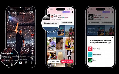 TikTok expands integration with Apple Music and Spotify to more regions