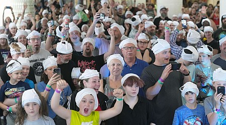 Missouri museum takes world record for wearing underwear as hats