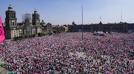 Thousands rail against Mexico's president and ruling party in 'march for democracy'