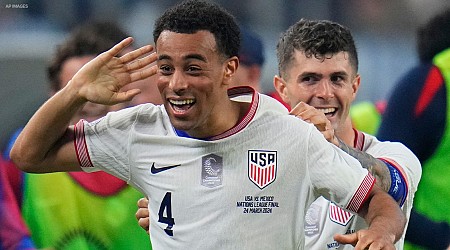 US beats Mexico 2-0 on goals by Adams and Reyna, wins 3rd straight CONCACAF Nations League