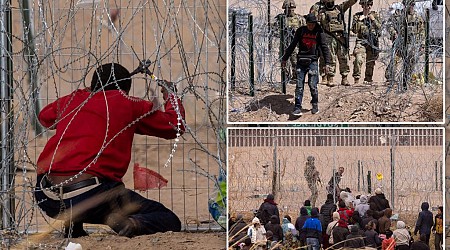 Video catches migrant cutting Texas border fence before National Guard troops stop illegal border crossers