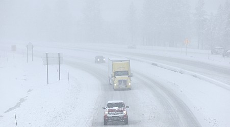 Major interstate closed as dangerous winter storm pummels the Sierra Nevada