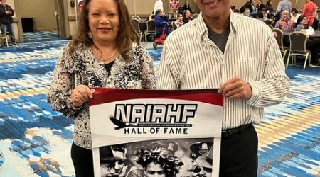 ‘Tarzan’ Brown is inducted into the Indigenous Athletics Hall of Fame