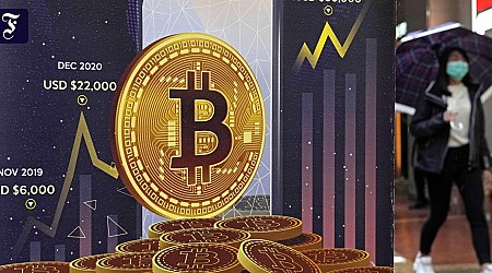 Bitcoin schwankt nach Höchststand stark