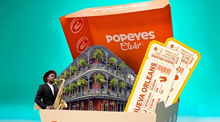 Popeyes sortea un viaje para dos personas a Nueva Orleans