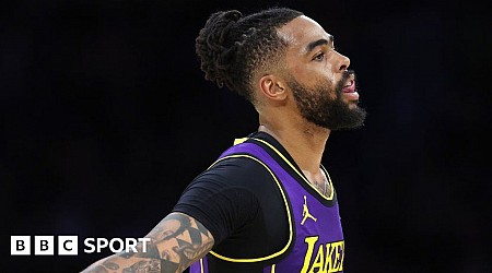 Russell scores 44 points to lead Lakers past Bucks