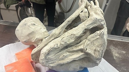 Filmmakers seek to prove authenticity of three-fingered 'alien' mummy