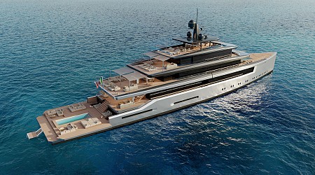 Tankoa Yachts revealed the stunning 230-feet superyacht Milano, bringing the beauty of Milan to the high seas. The luxury vessel boasts a massive swimming pool, theater, an extravagant owner’s deck, and understated elegance.
