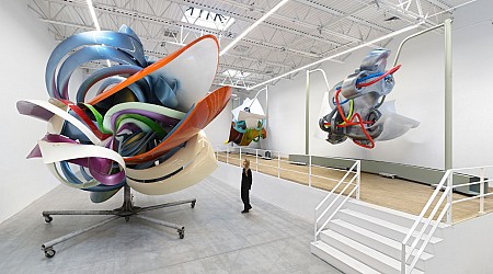 Frank Stella’s Psychedelic Sculptures Lands in New York