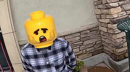 A California police force is in trouble with Lego after using its signature yellow heads to hide the faces of suspected criminals