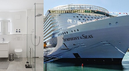 A Royal Caribbean cleaner has been arrested over suspicions he hid cameras in ship bathrooms to film young female passengers