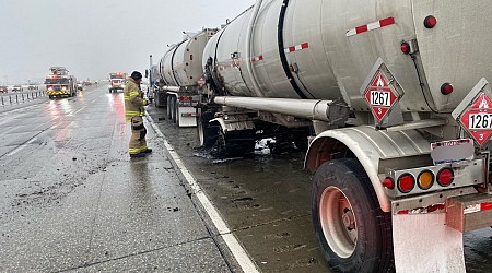 Semi-truck catches fire in Summit County, expect US-40 delays