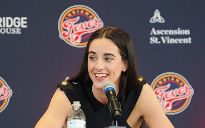Caitlin Clark Pictured In Indiana Fever Jersey for 1st Time After 2024 WNBA Draft