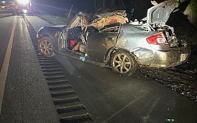 Man, 25, seriosuly injured after car crash on I-93 in NH