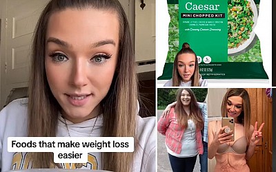 TikToker who shed 160 pounds reveals her 11 weight loss foods