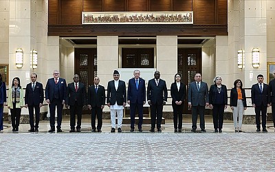 Cumhurbaşkanı Erdoğan, 7 ülkenin büyükelçisini kabul etti