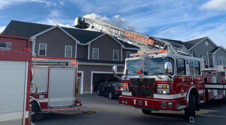 Lakeville family displaced following house fire