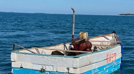 Coast Guard Officials Intercept 16 Migrants on Homemade Boat, Send Them Back to Cuba