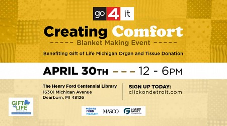 Sign up to make comfort blankets for organ donor families on April 30!