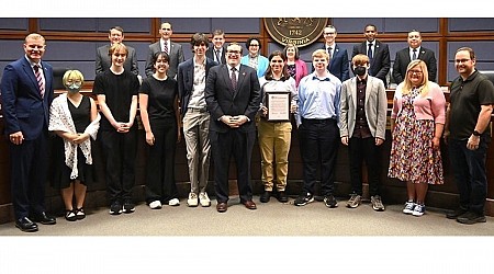 McLean's Championship Quiz Bowl Team Honored By Fairfax County Board