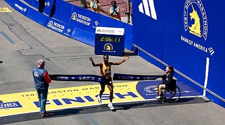 Ethiopia’s Sisay Lemma Wins Boston Marathon in Runaway