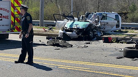 Norwood, MA, car crash