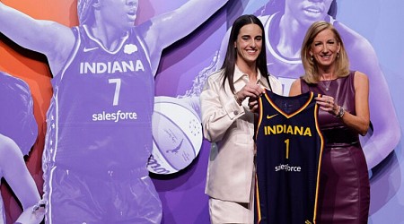 Caitlin Clark taken No. 1 in the WNBA draft by the Indiana Fever