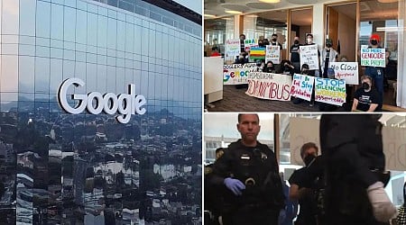 Google employees arrested, placed on leave after protest over Israel contract
