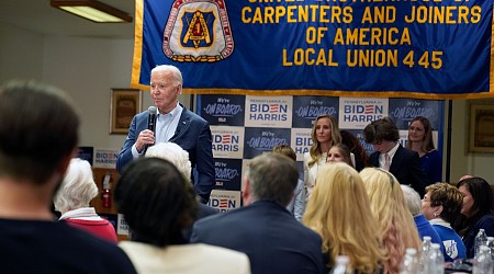 Biden calls for higher taxes on the rich on visit to Pennsylvania hometown