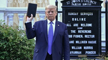 Trump endorses a $60 bible one day after comparing himself to Jesus