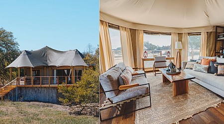 A wildly popular RV rental company is pivoting to luxury 'glamping' — see inside its new $350-a-night tents in the Texas Hill Country