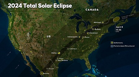 NASA's Interactive Eclipse Map Tells You Where and When to Get the Best View