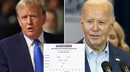Trump leads Biden in Michigan and Georgia; razor-close in 2 other battleground states, new poll finds