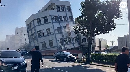 WATCH: Powerful earthquake strikes Taiwan