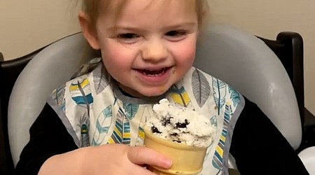 WATCH: Visually impaired girl has the cutest reaction when she is served ice cream