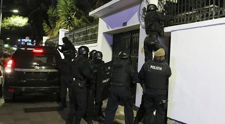 Mexico releases video of Ecuador's raid on its embassy