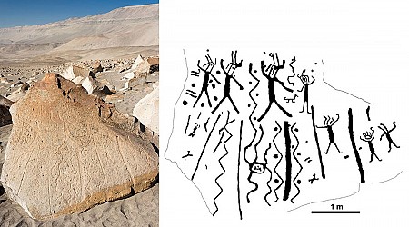Ancient artists high on hallucinogens carved dancer rock art in Peru, study suggests