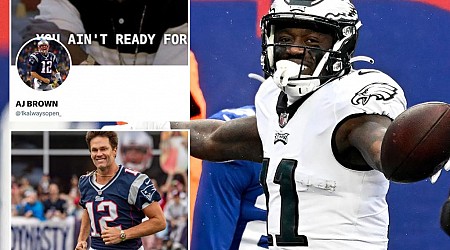 A.J. Brown changes profile picture to Tom Brady as trade rumors swirl
