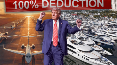 Ultra-rich put off new yachts, jets in hope of Trump tax cut
