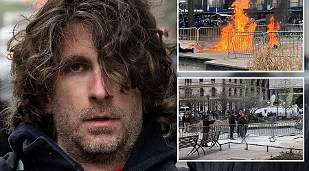 Horrified witnesses yelled for help as Max Azzarello set himself on fire outside Trump trial: video