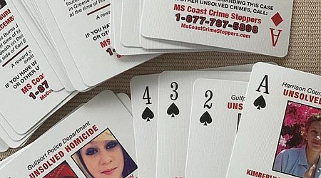 Playing cards in Mississippi jails aim to solve cold cases