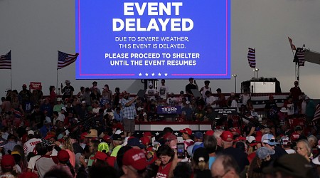 Trump postpones North Carolina rally due to inclement weather