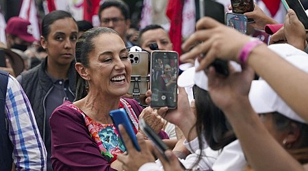 Mexico's leading presidential candidate stopped by masked men who ask for help in stemming violence
