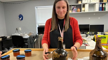 Centuries-old bottles of cherries unearthed at Washington’s home