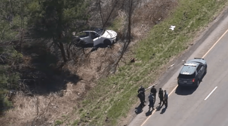 I-290 stolen car crash in Northborough, MA