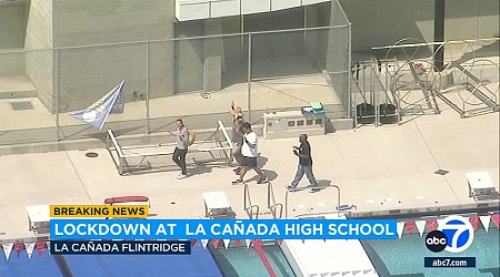La Cañada High School on lockdown amid search for possibly armed person