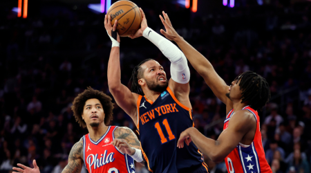 Knicks vs. 76ers: Jalen Brunson's unprecedented struggles somehow haven't sunk New York