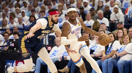 Shai Gilgeous-Alexander, Thunder Thrill NBA Fans in G1 Win vs. Pelicans With Zion Out